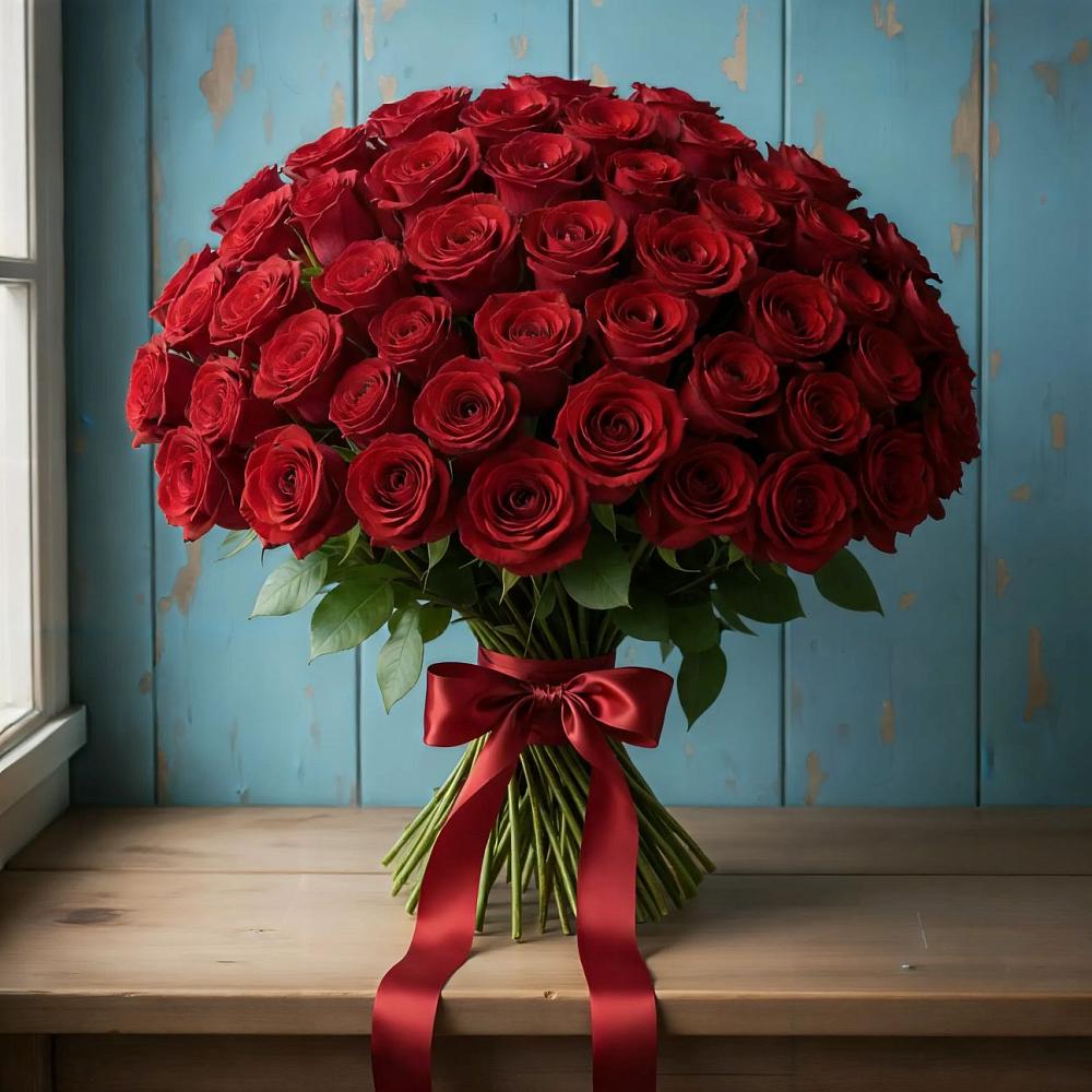 Букет Красные розы Блэк Меджик в Александровке Наро-Фоминск