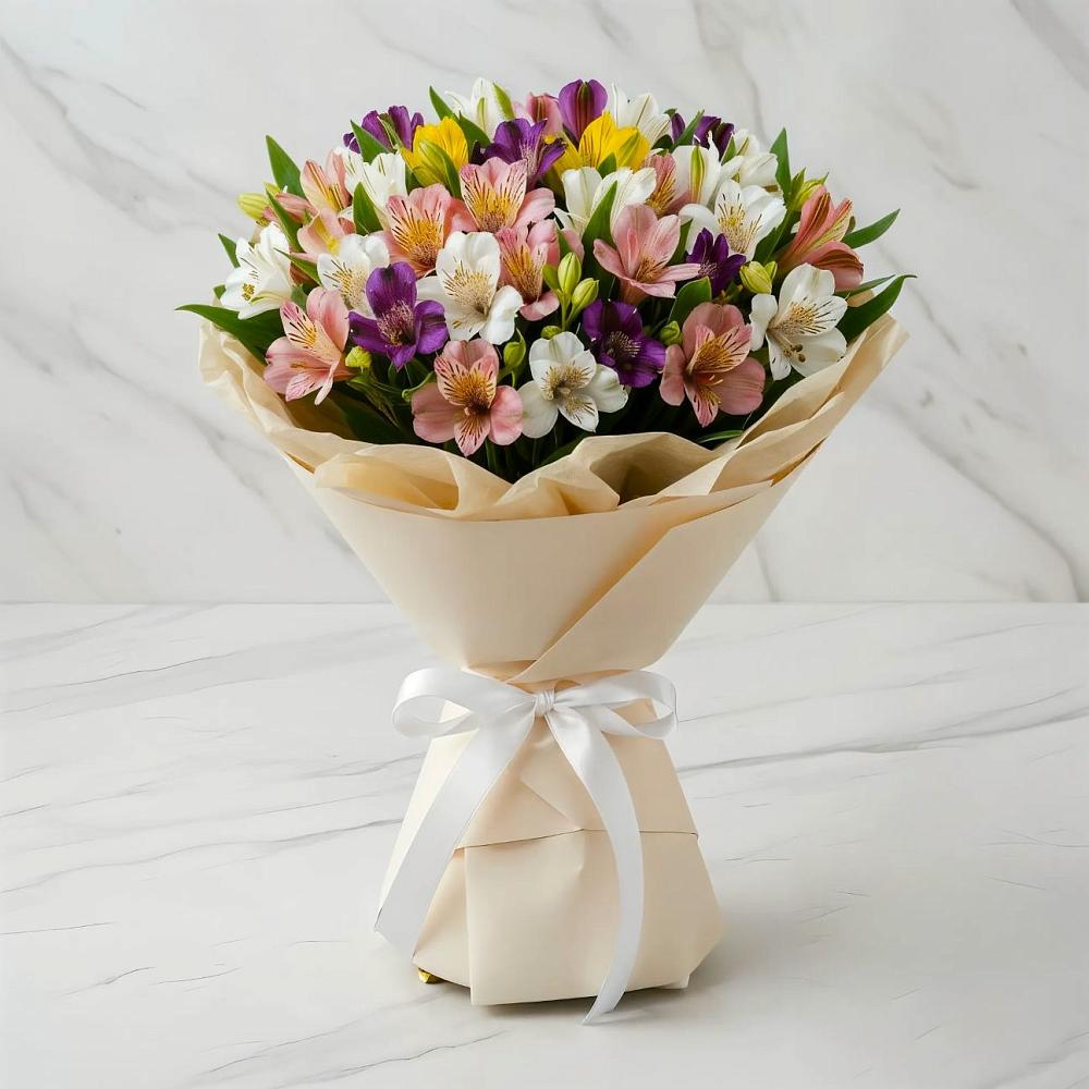 Букет цветов из: Альстромерии в Александровке Наро-Фоминск