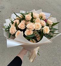 Букет Кремовые розы Латте в Александровке Наро-Фоминск