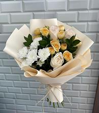 Букет цветов из:  Розы и Хризантемы в Александровке Наро-Фоминск