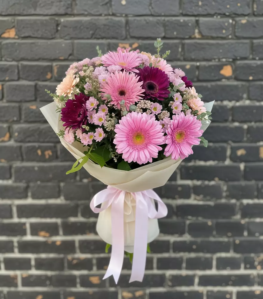 Букет цветов из: Герберы и Хризантемы в Александровке Наро-Фоминск