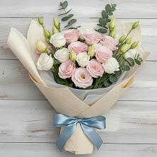 Букет цветов из:  Лизиантусы в Александровке Наро-Фоминск