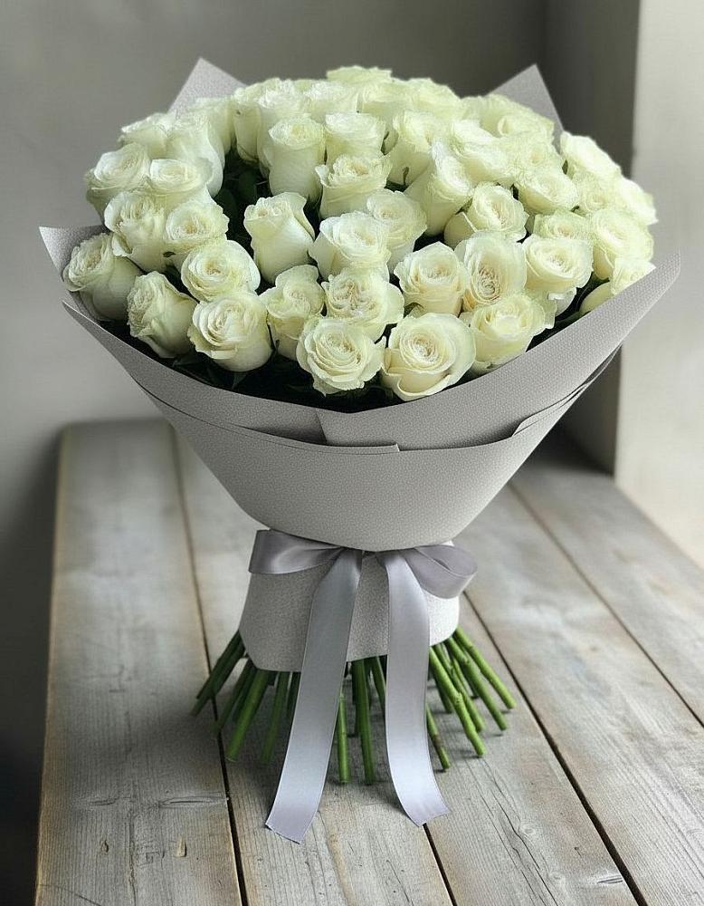 Букет 35 Белых роз в Александровке Наро-Фоминск
