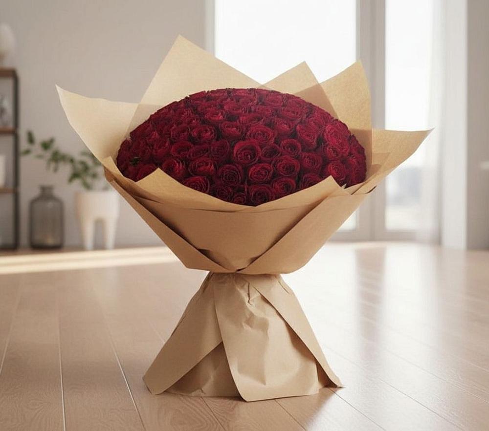Букет 101 Красная роза в Александровке Наро-Фоминск