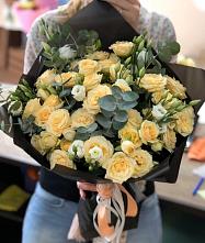 Букет цветов из:  Розы и Лизиантусы #REPLACE_PRED# Александровке Наро-Фоминск