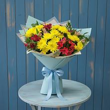 Букет цветов из:  Альстромерии и Хризантемы в Александровке Наро-Фоминск