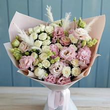 Букет цветов из:  Альстромерии и Розы в Александровке Наро-Фоминск